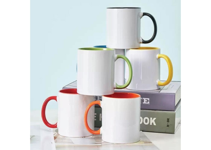 11 oz Full Coloured Handle Mug