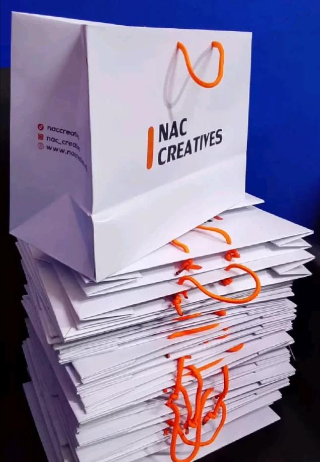 Custom printed paper bags