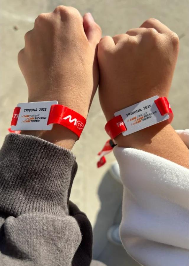 Custom printed wristband