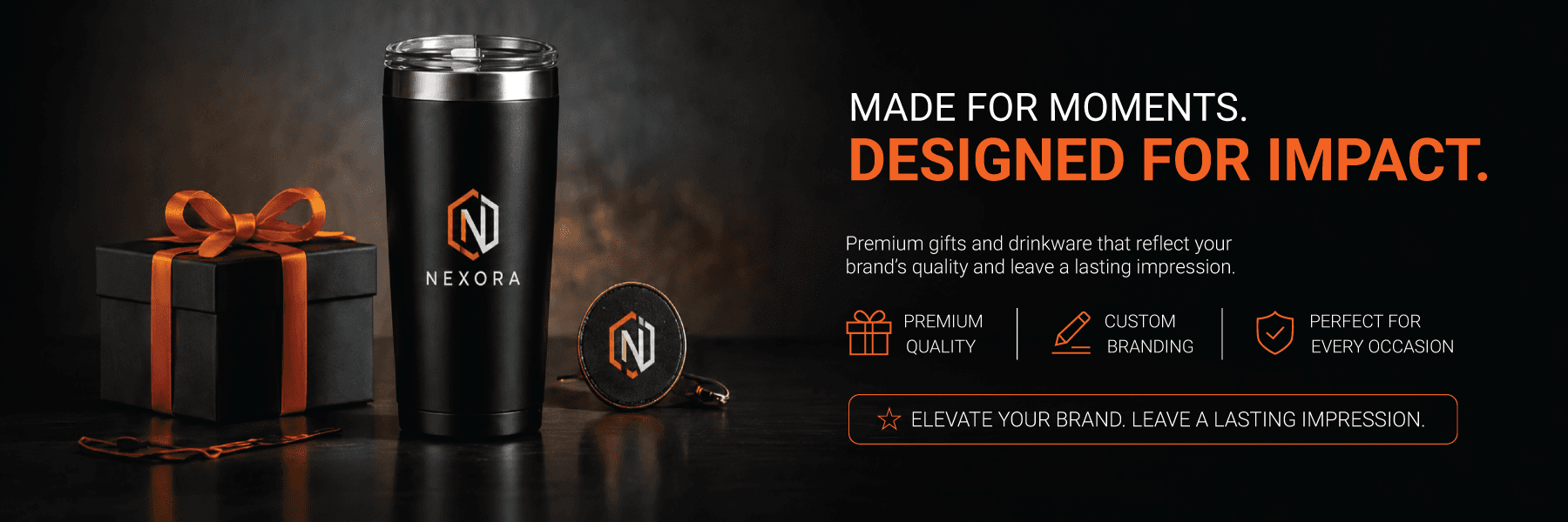 Premium custom promotional products designed for impact