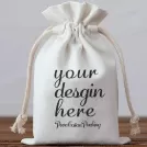 Canvas drawstring bag