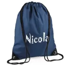 Nylon drawstring bag